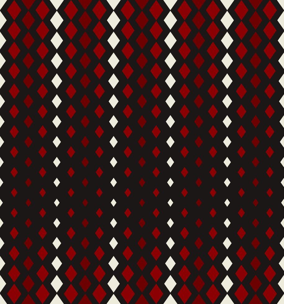 kleine geometrische diamant vorm verticale halftone naadloze patroon vintage kerst kleur achtergrond. argyle patroon. gebruik voor stof, textiel, interieurdecoratie-elementen, stoffering, verpakking. vector