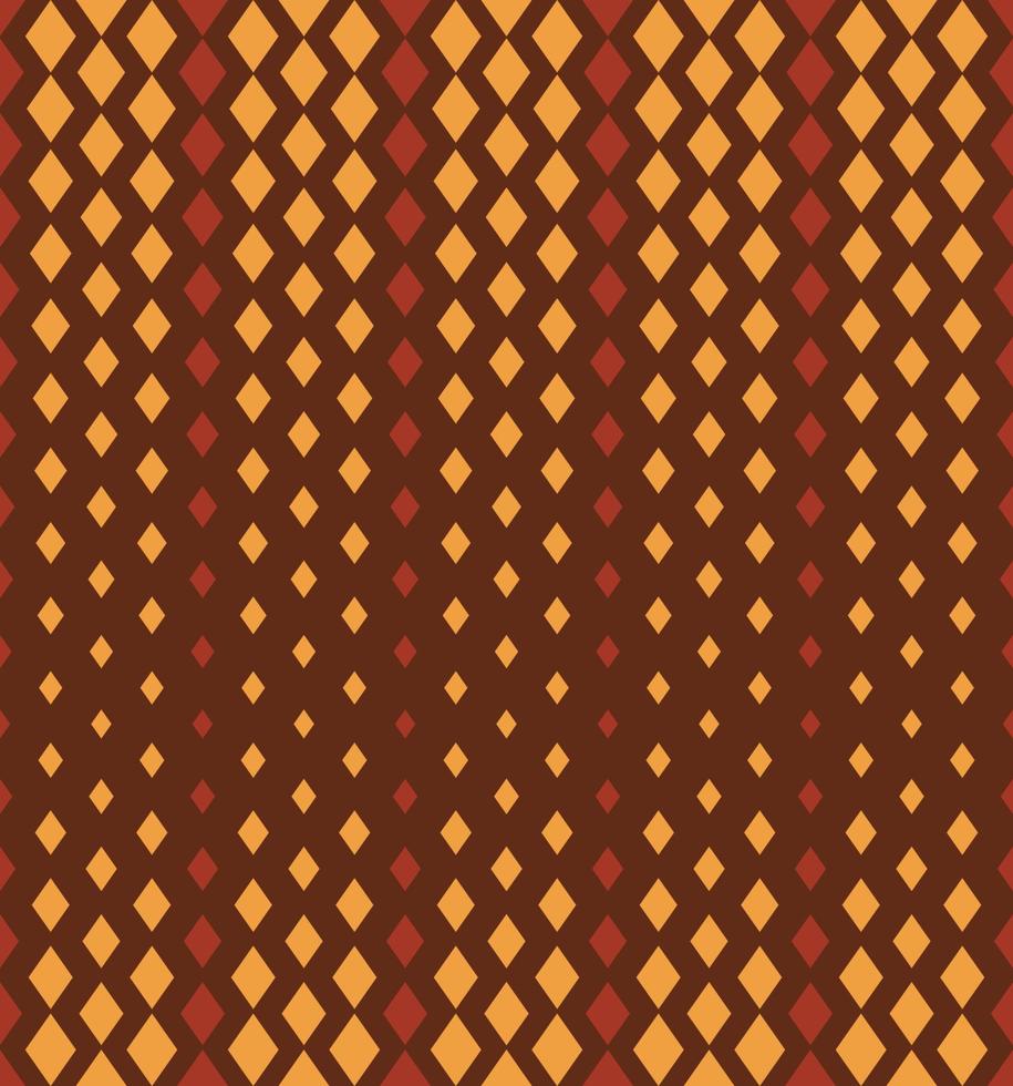 kleine geometrische ruitvorm verticale halftone naadloze patroon. bruin geel rode kleur achtergrond. argyle patroon. gebruik voor stof, textiel, interieurdecoratie-elementen, stoffering, verpakking. vector