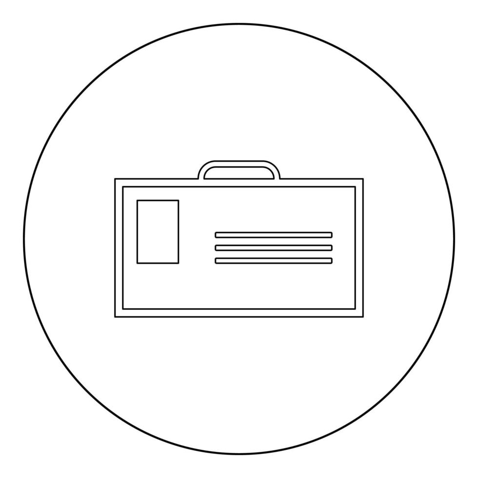 badgepictogram zwarte kleur in cirkel vector