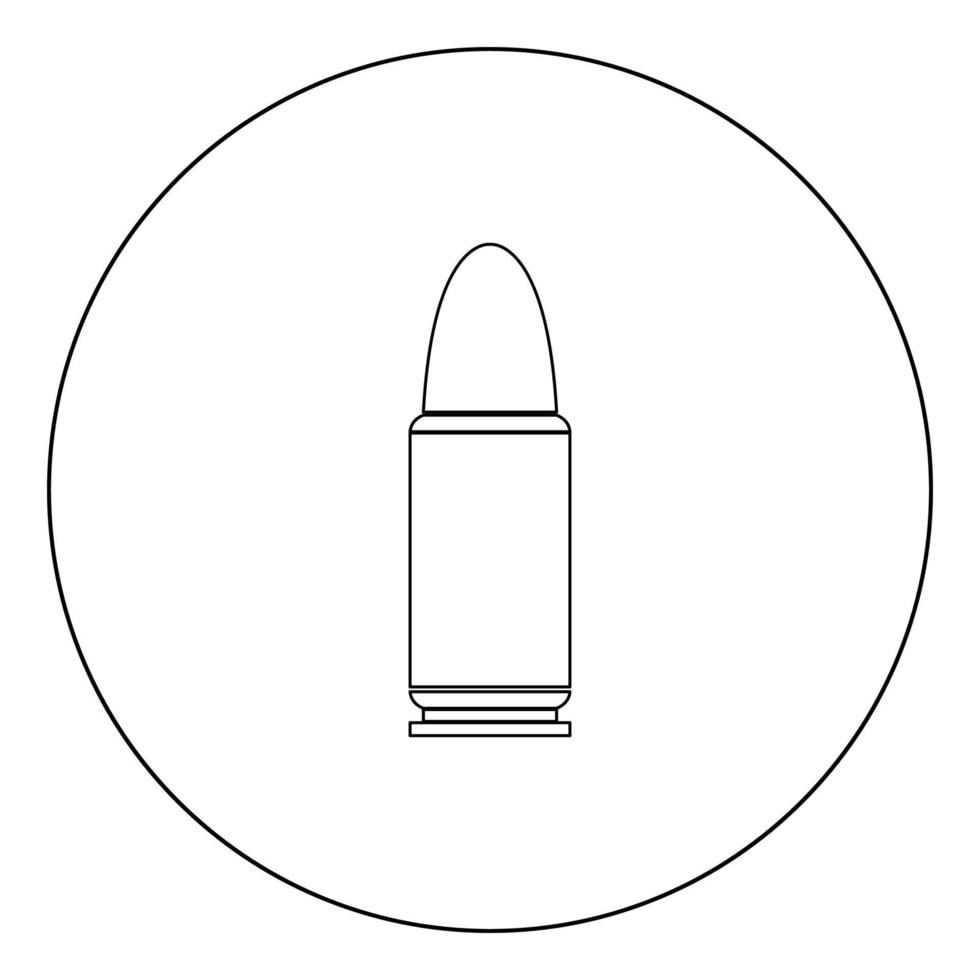 opsommingstekens eenvoudig pictogram zwarte kleur in cirkel vector