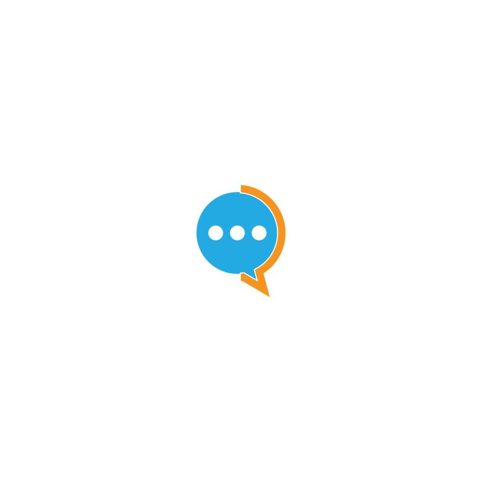 bubbel chat icoon vector