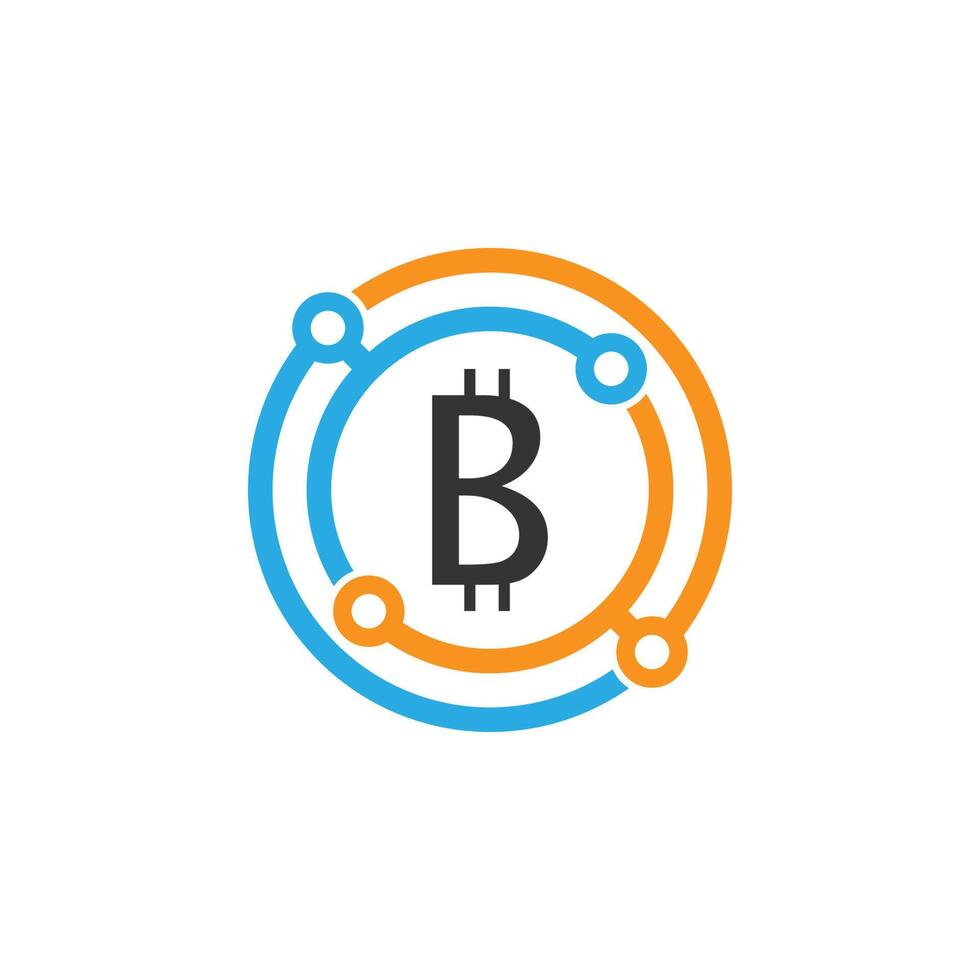 crypto munt pictogram ontwerpconcept vector