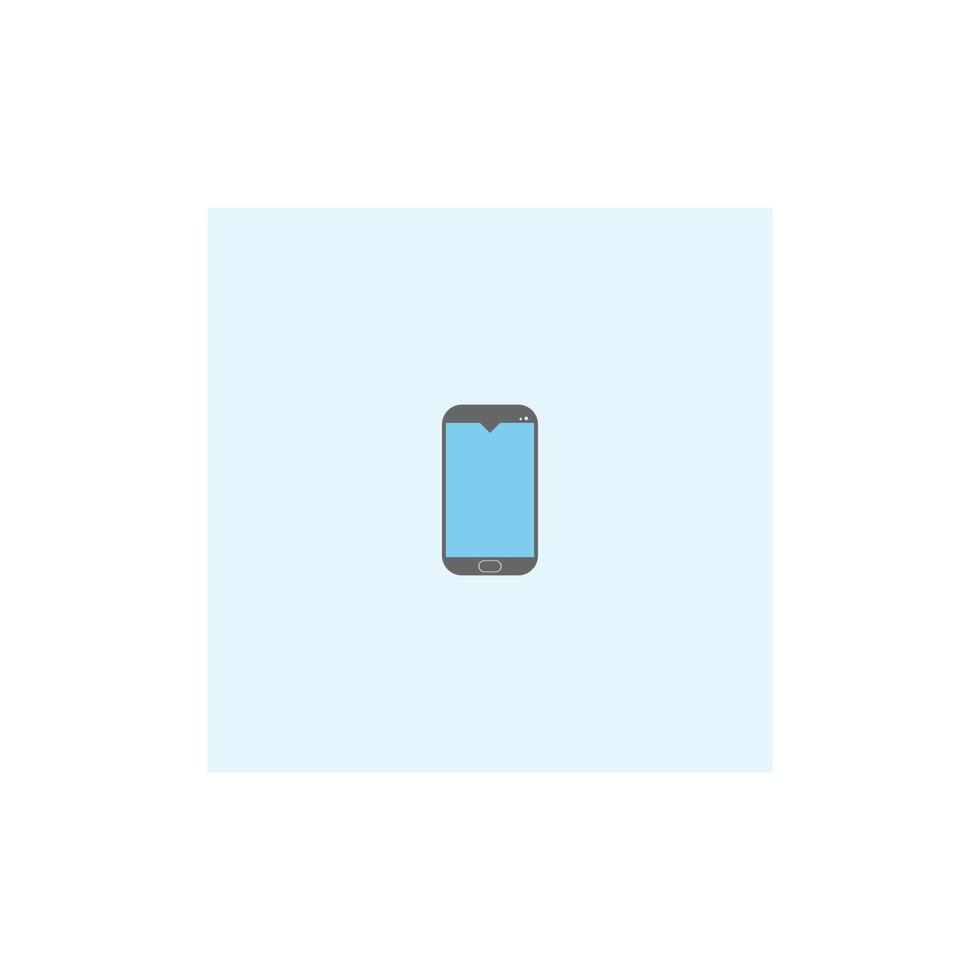 smartphone logo pictogram vector