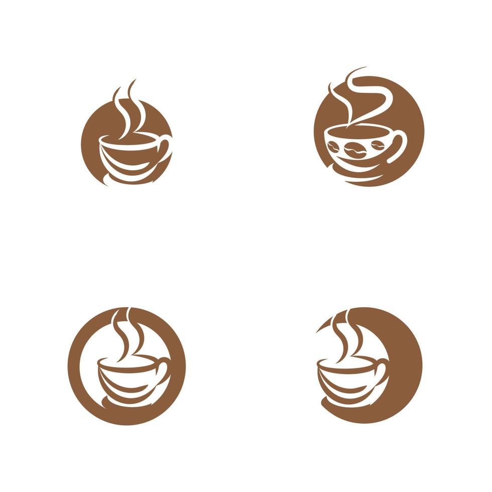 koffiekopje logo sjabloon vector pictogram ontwerp