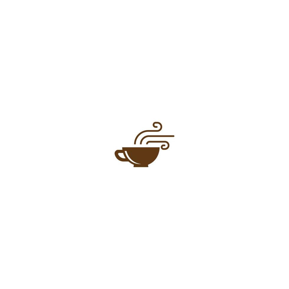 koffiekopje logo vector café icon