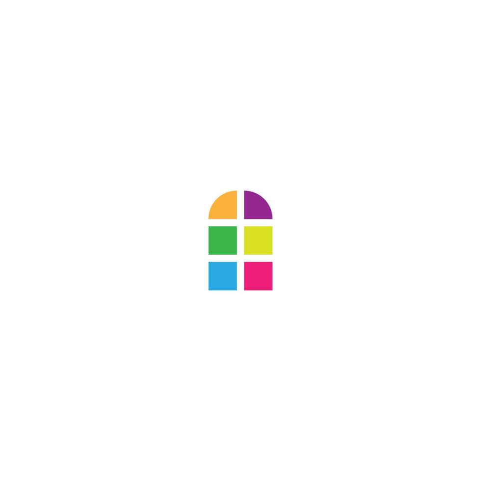 huis windows logo icoon vector