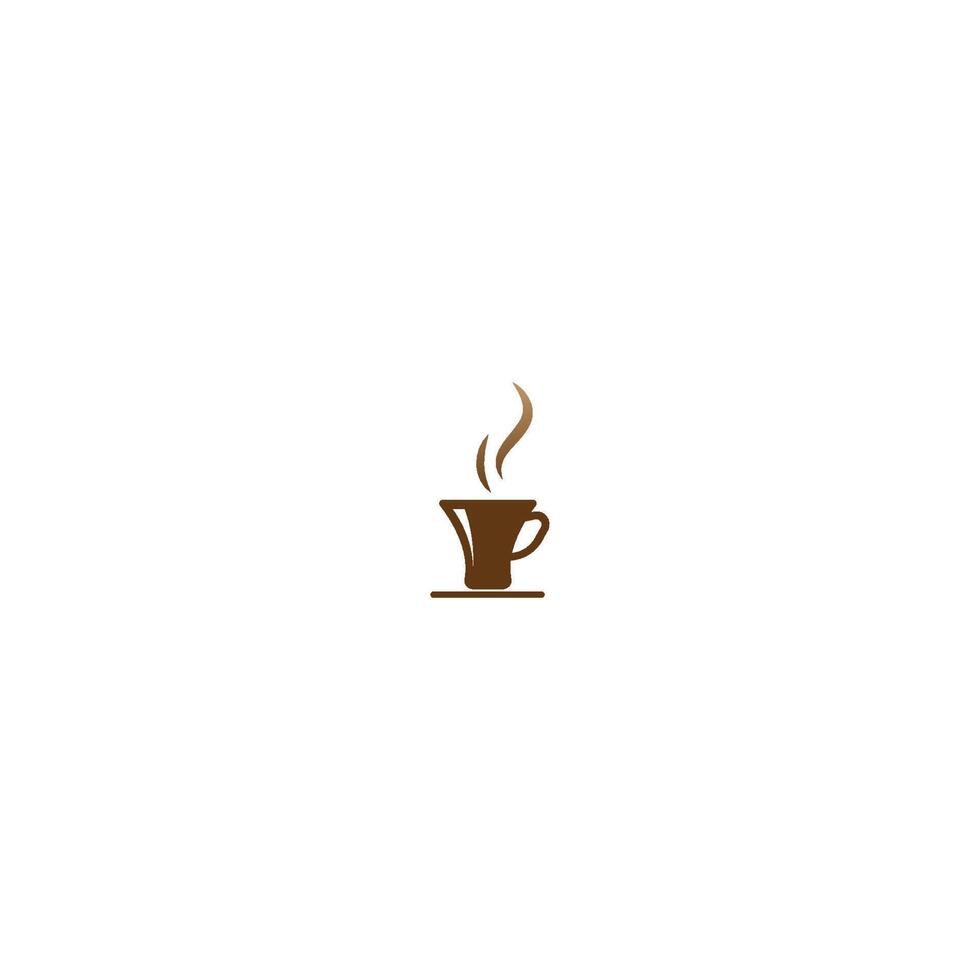 koffiekopje logo ontwerp vector café icon