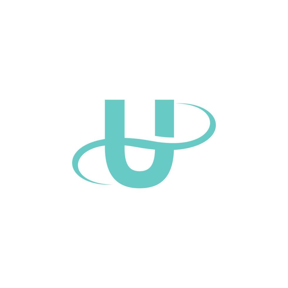 letter u logo pictogram ontwerp vector