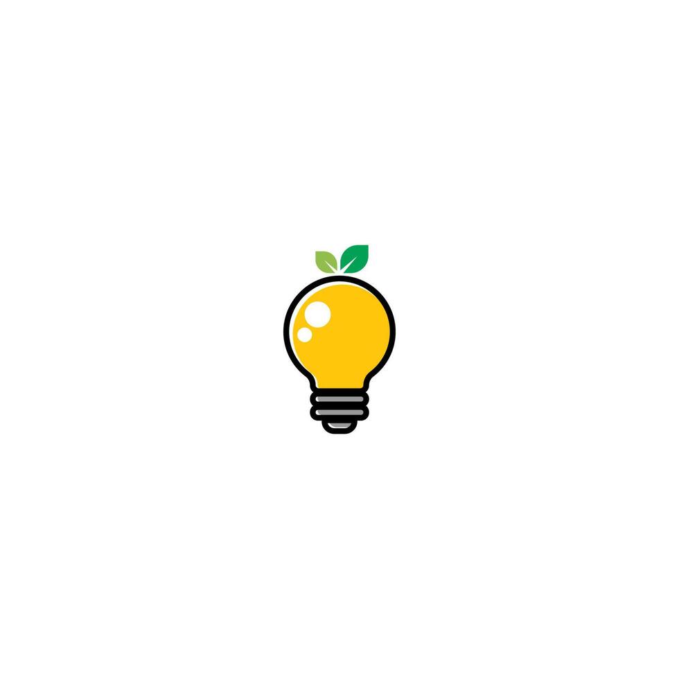 gloeilamp lamp idee logo icoon vector