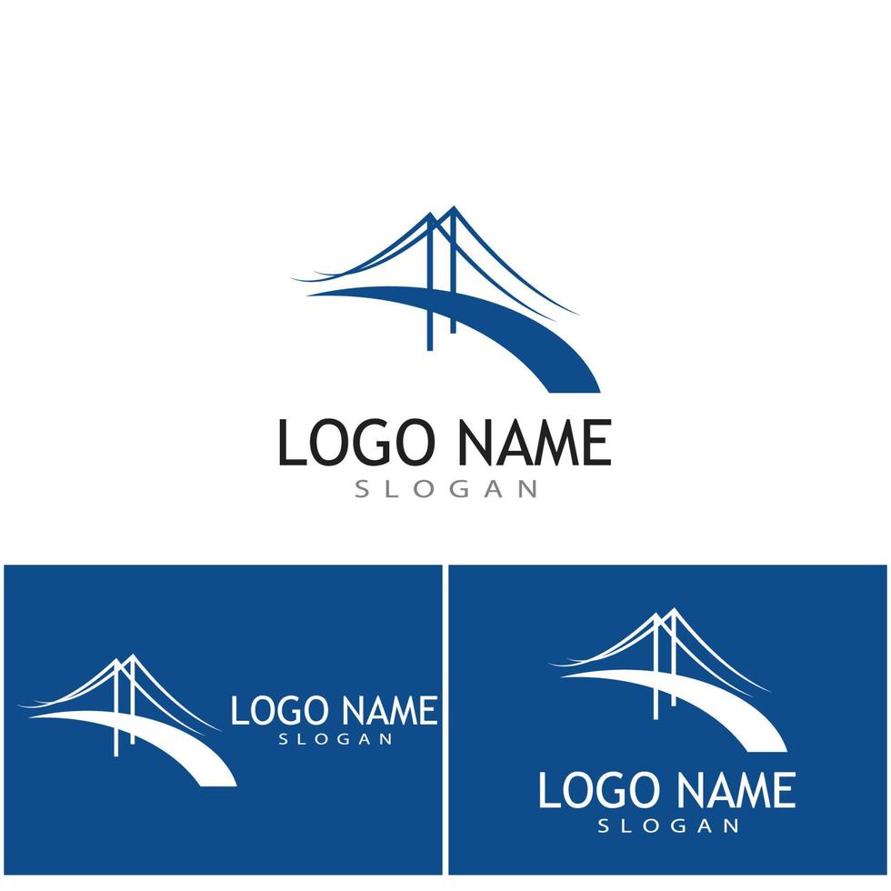 brug logo sjabloon vector pictogram illustratie ontwerp