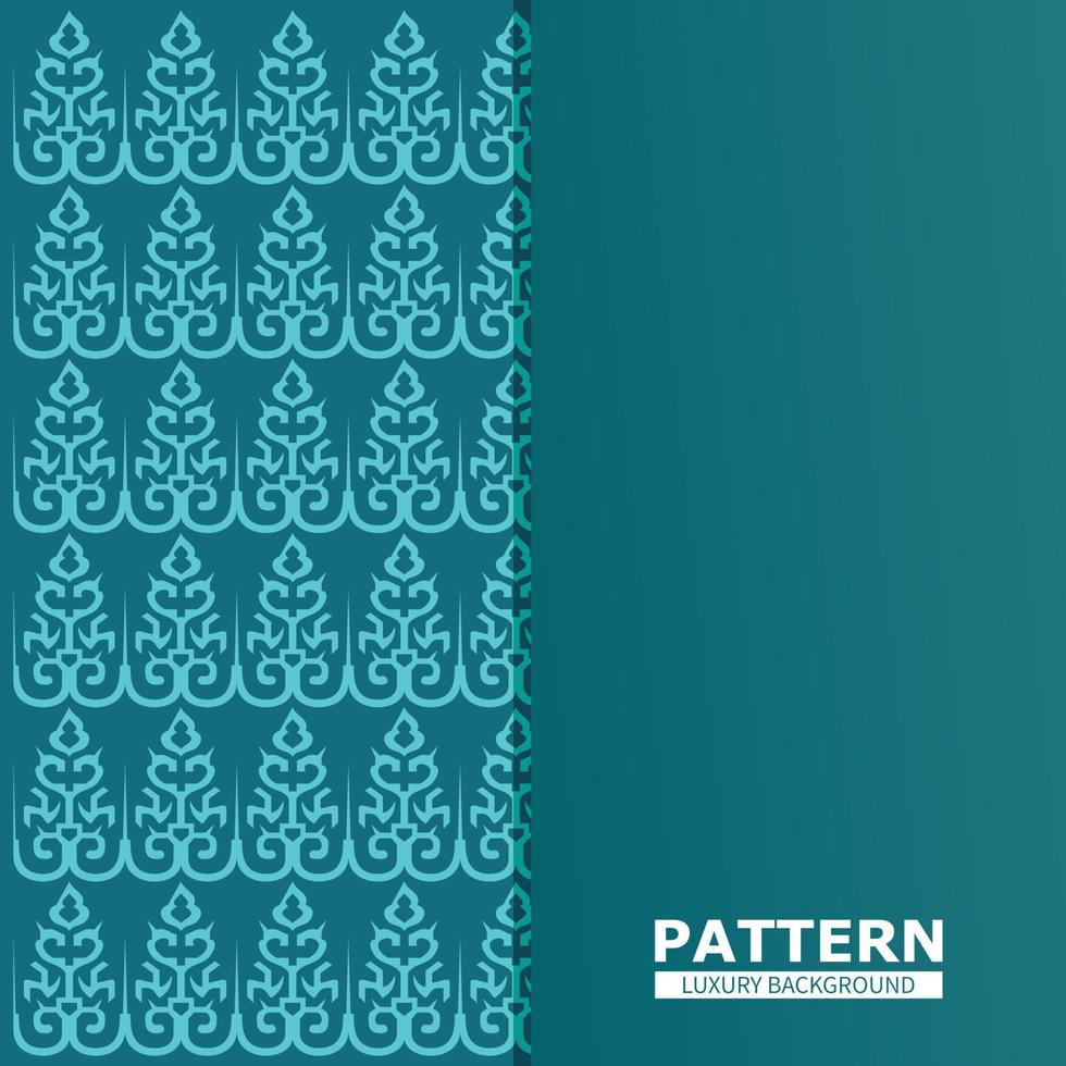 patroon ornament batik melayu vectorillustratie vector