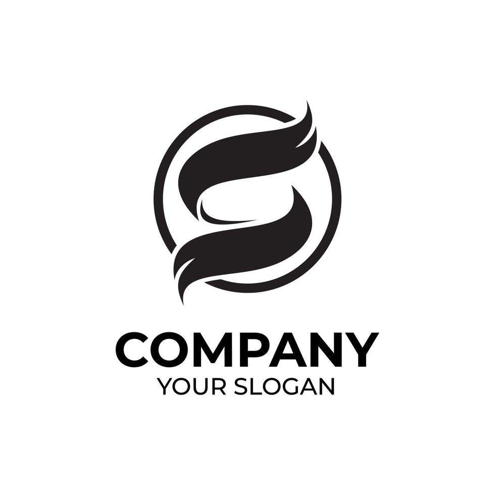 letter s logo ontwerp vector