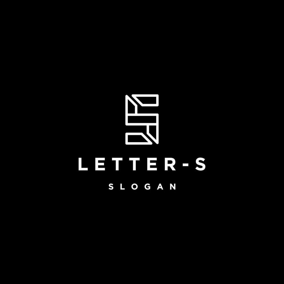 letter s logo pictogram ontwerpsjabloon vector