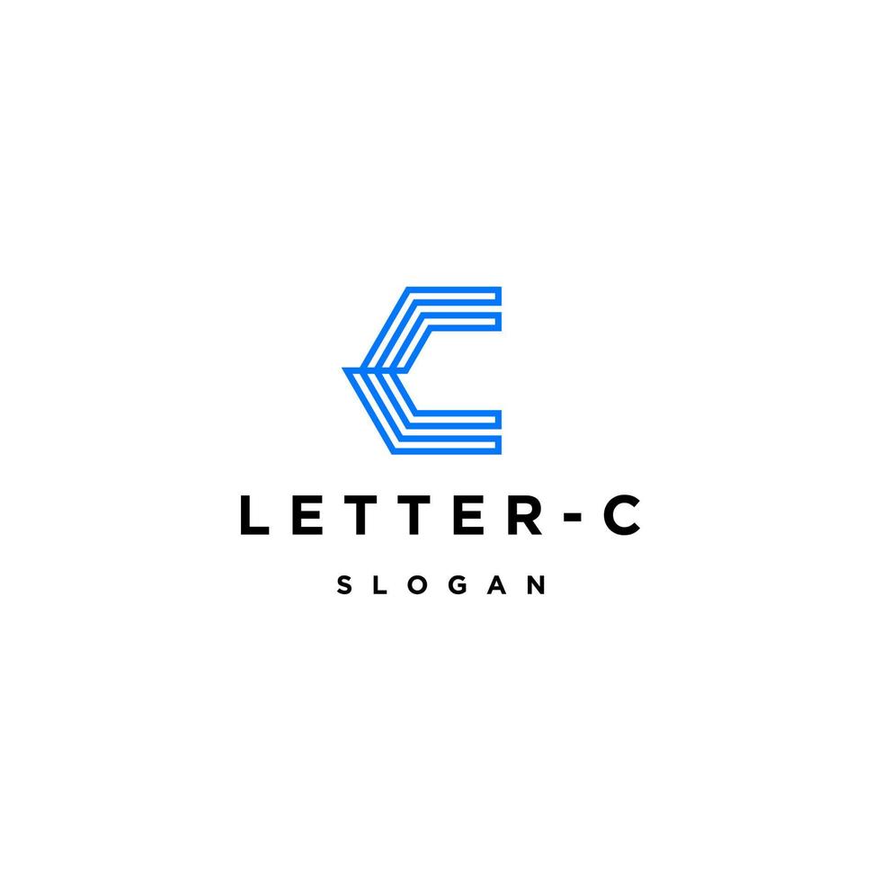 letter c logo pictogram ontwerpsjabloon vector