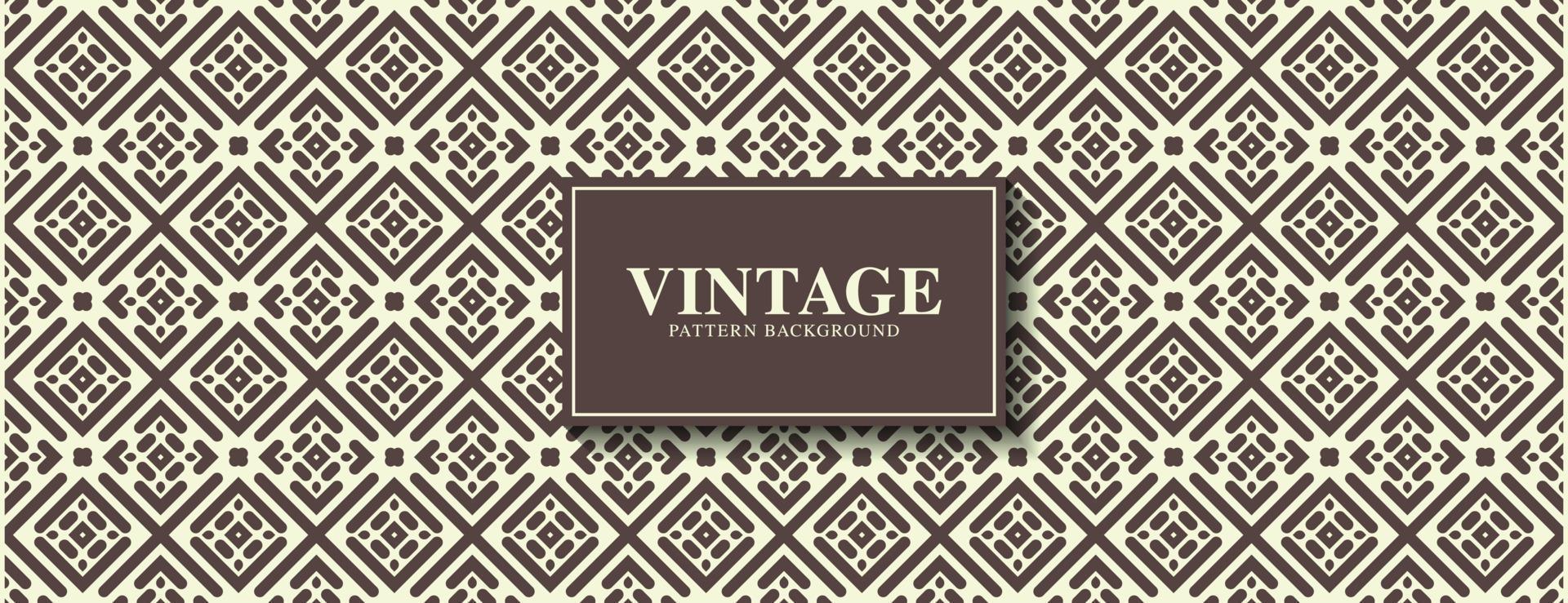 vintage abstract lijnpatroonontwerp vector