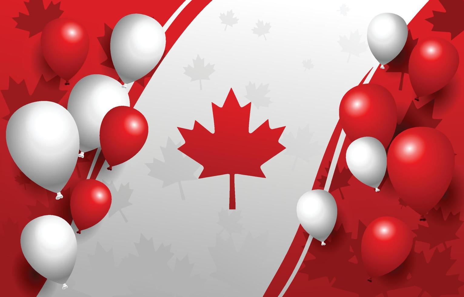 Canada Day vieren vector