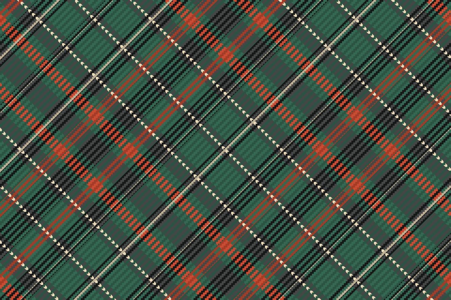 tartan geruit patroon met textuur en natuurkleur. vector