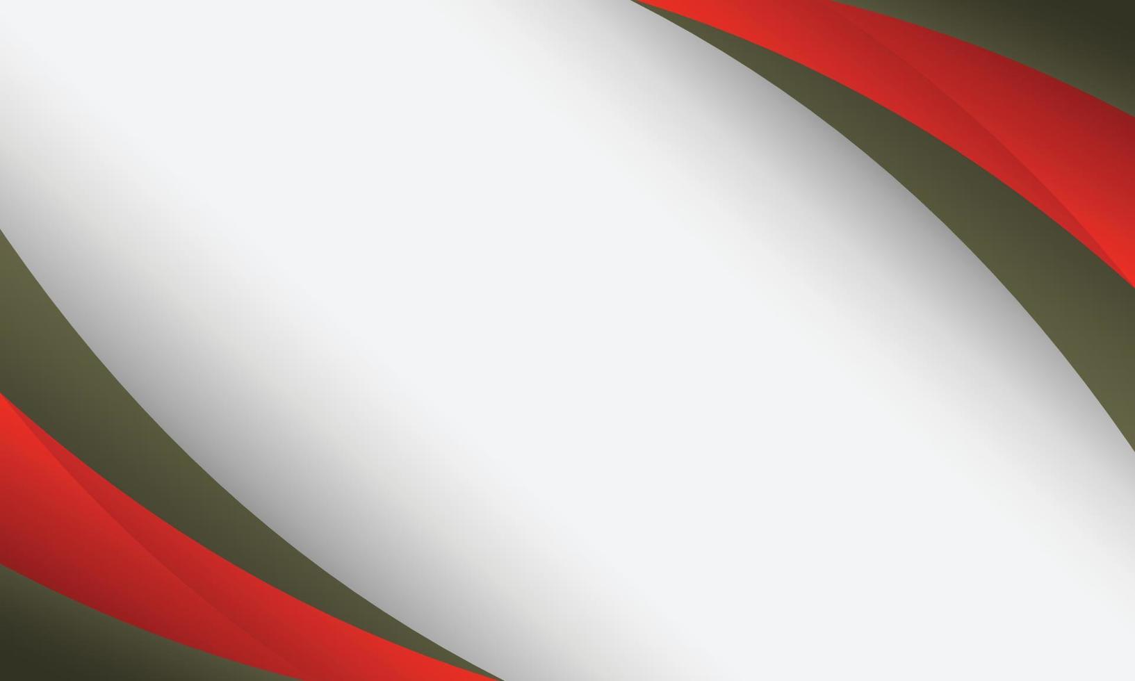 abstracte elegante rode en groene golf op een witte achtergrond. vector
