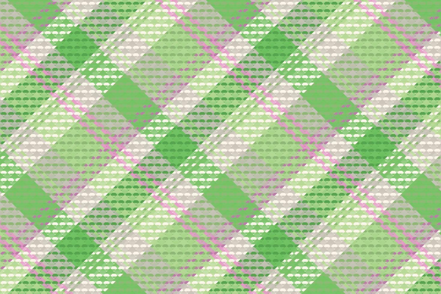 tartan geruit patroon met textuur en natuurkleur. vector