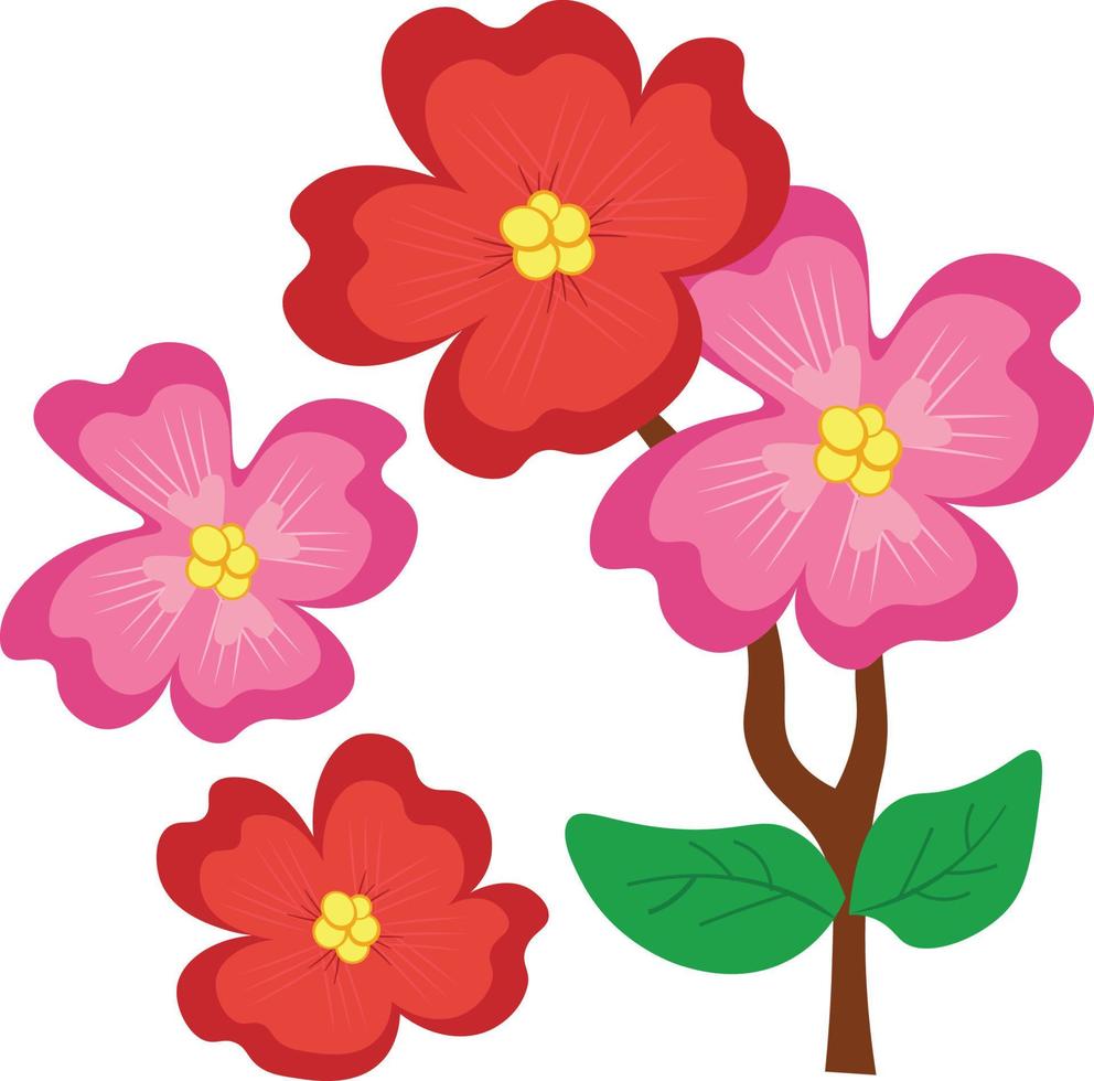 mooie bloem voor natuurdecoratie vector