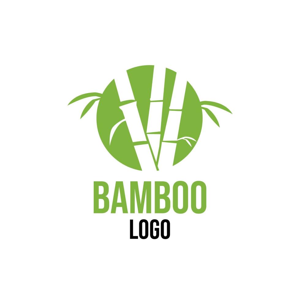 bamboe logo sjablonen vector