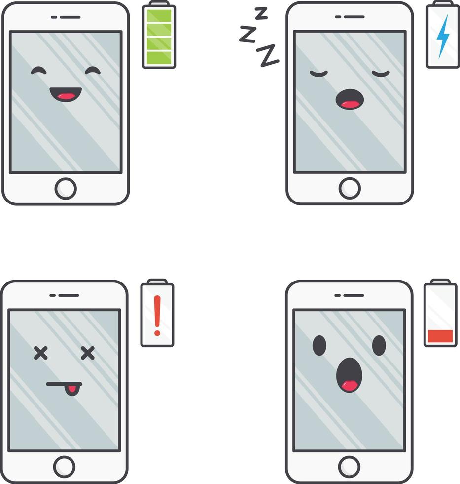 smartphone pictogram illustratie vector