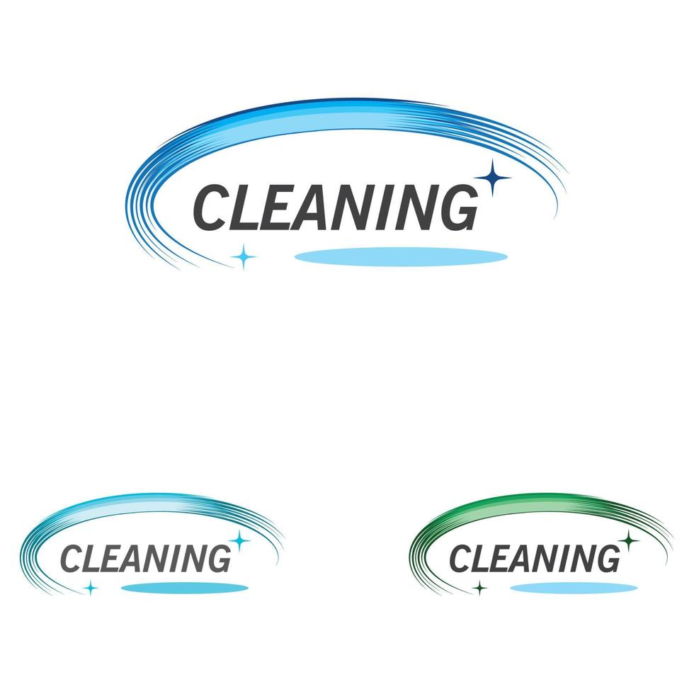 schoonmaak logo inspiratie symbool illustratie vector sjabloon