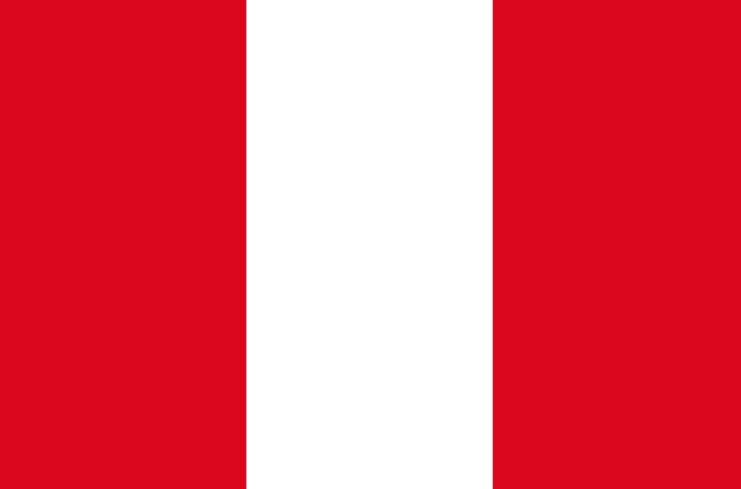 vlag van peru vector