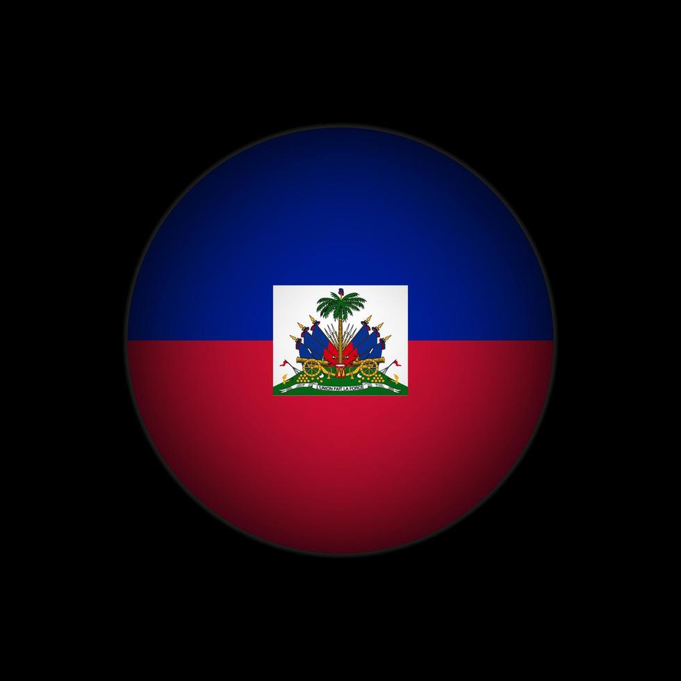 land Haïti. vlag van Haïti. vectorillustratie. vector