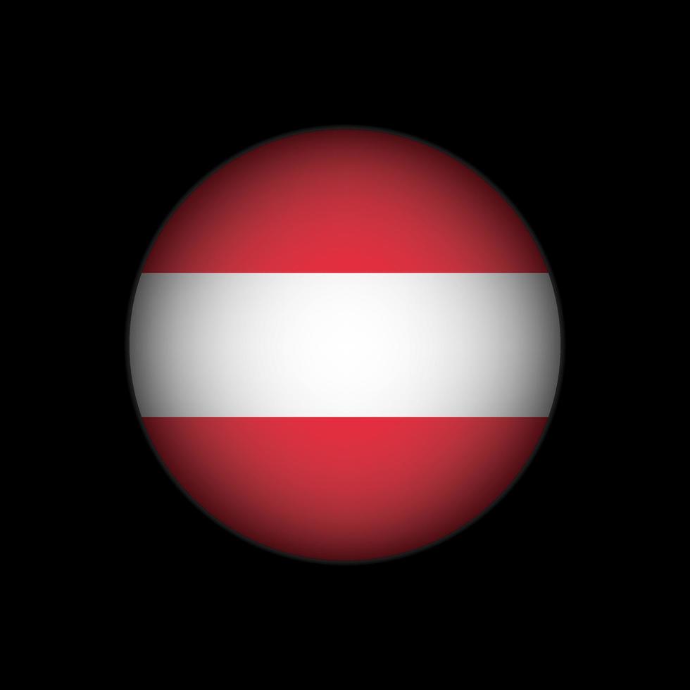 land oostenrijk. vlag van oostenrijk. vectorillustratie. vector