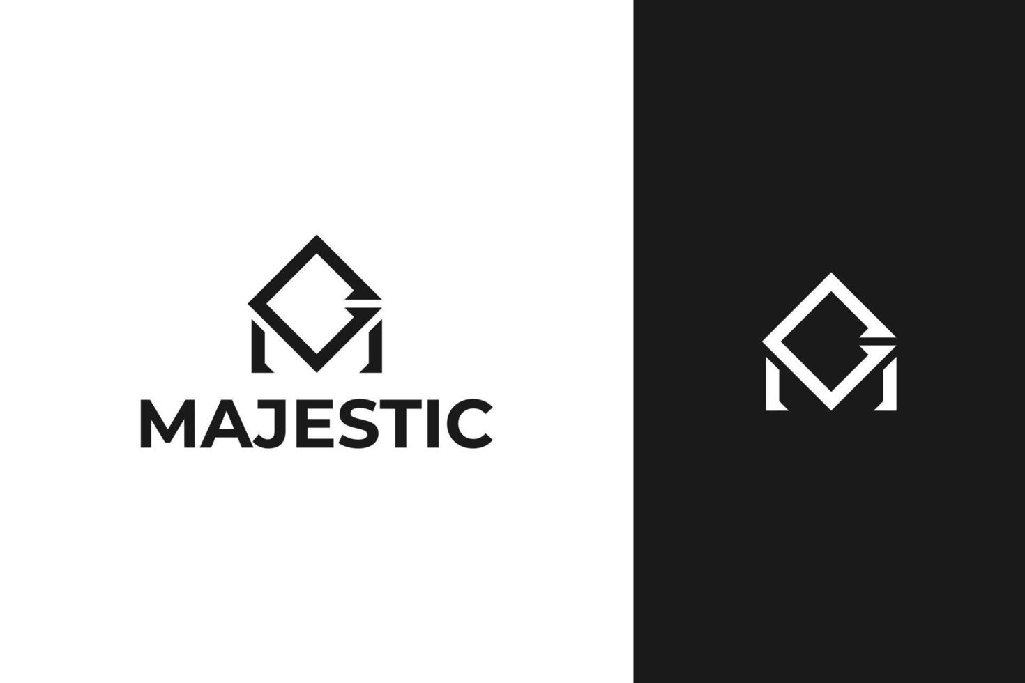 eenvoudig minimaal modern initiaal m en c monogram logo-ontwerp vector