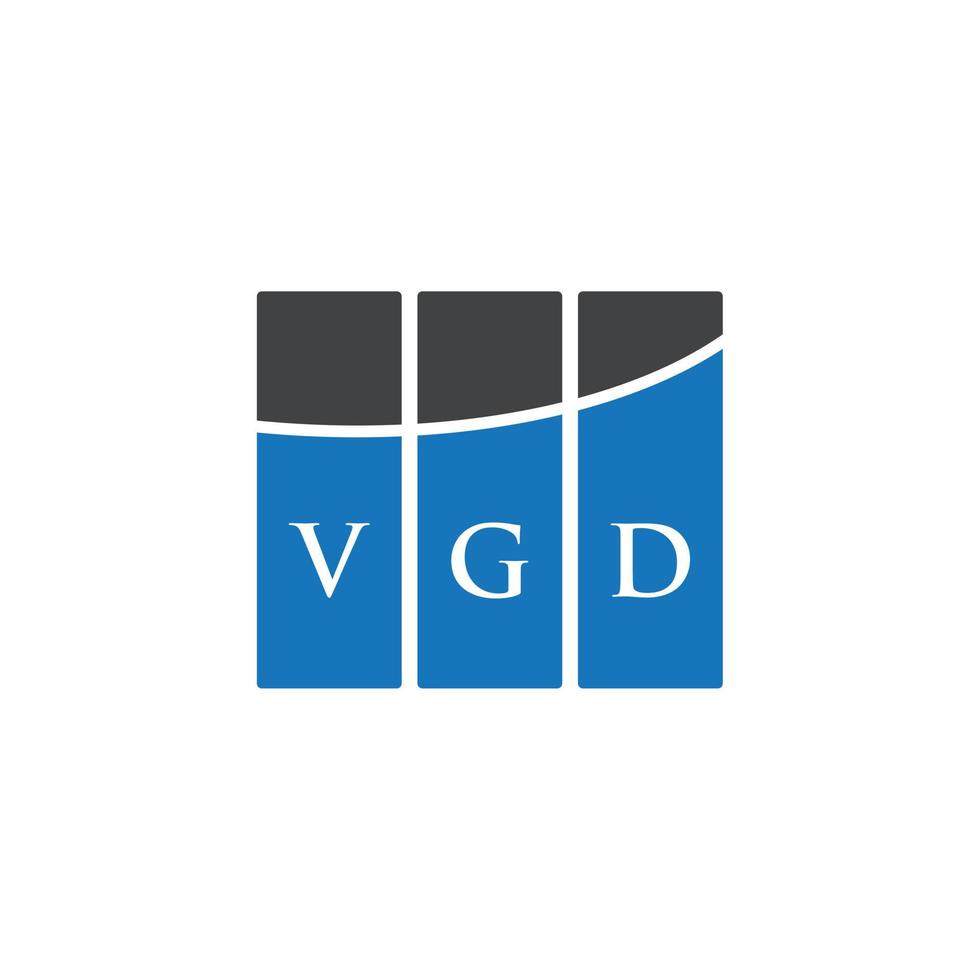 vgd brief logo ontwerp op witte achtergrond. vgd creatieve initialen brief logo concept. vgd brief ontwerp. vector