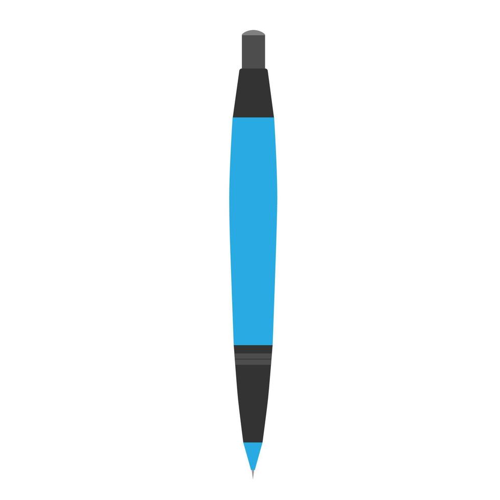 pen roller-ball vector illustratie geïsoleerde pictogram. balpen op witte achtergrond