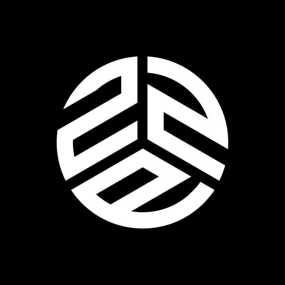 ZZP brief logo ontwerp op zwarte achtergrond. zzp creatieve initialen brief logo concept. zzp brief ontwerp vector