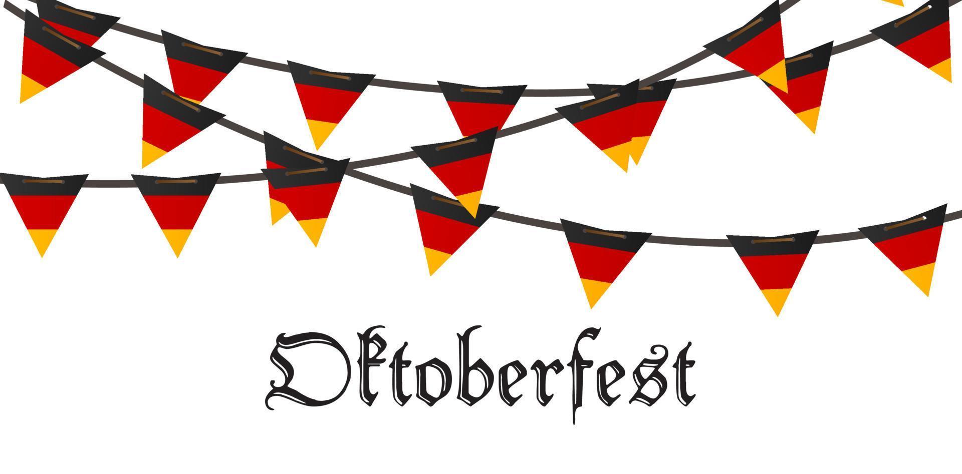 oktoberfest vakantie bier afbeelding achtergrond. beiers münchen decoratie evenement feestelijk duits geïsoleerd wit. glas carnaval uitnodiging vector partij sjabloon. herfst belettering fest poster banner.