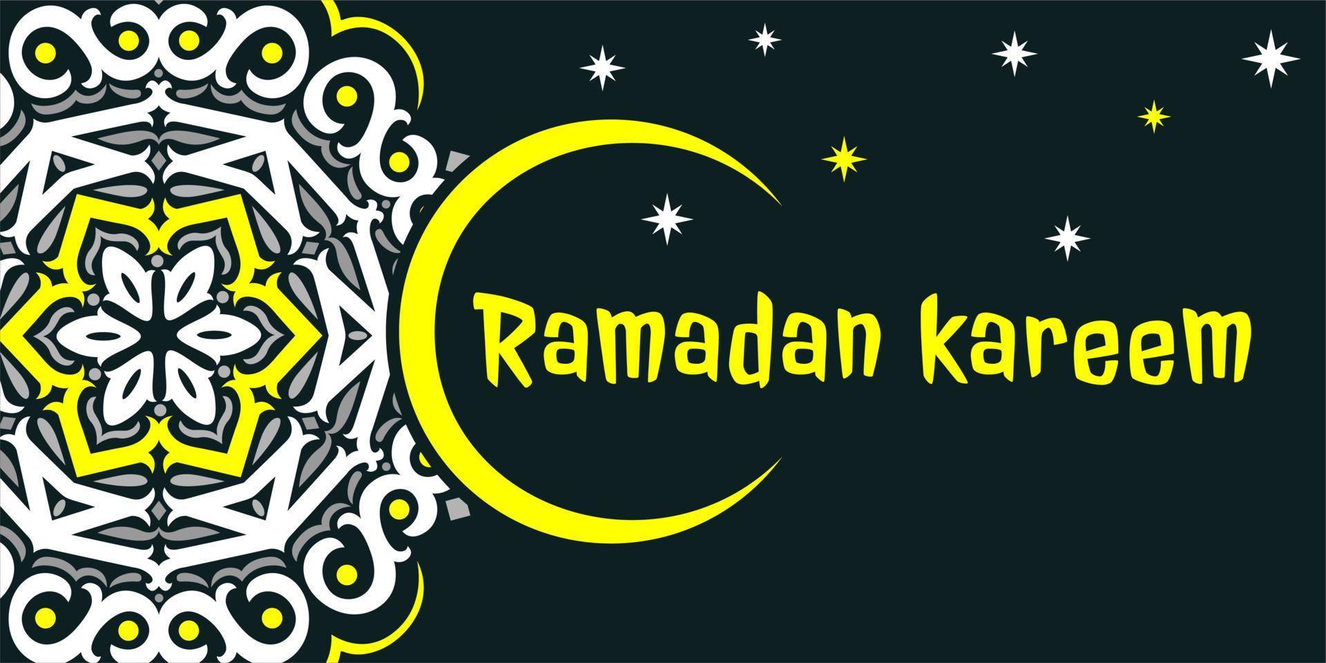 ramadan kareem achtergrond gratis vector