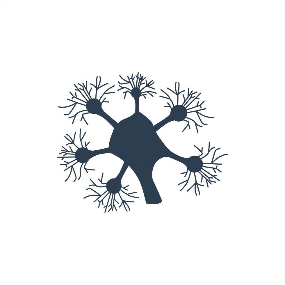 neuron pictogram vector