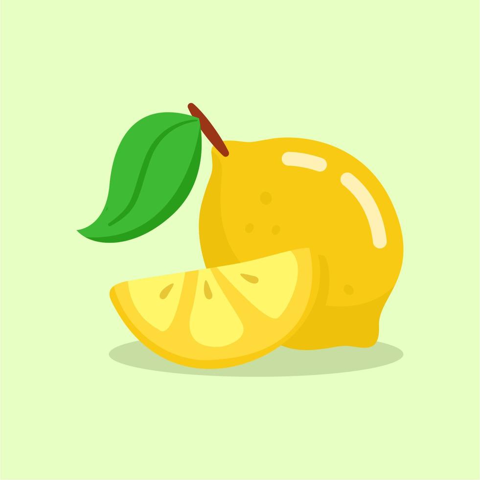 illustratie vectorafbeelding van citroen vector