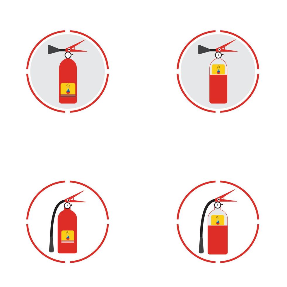 brandblusserpictogram, beschermingsmiddelen, noodteken, veiligheidssymbool vector