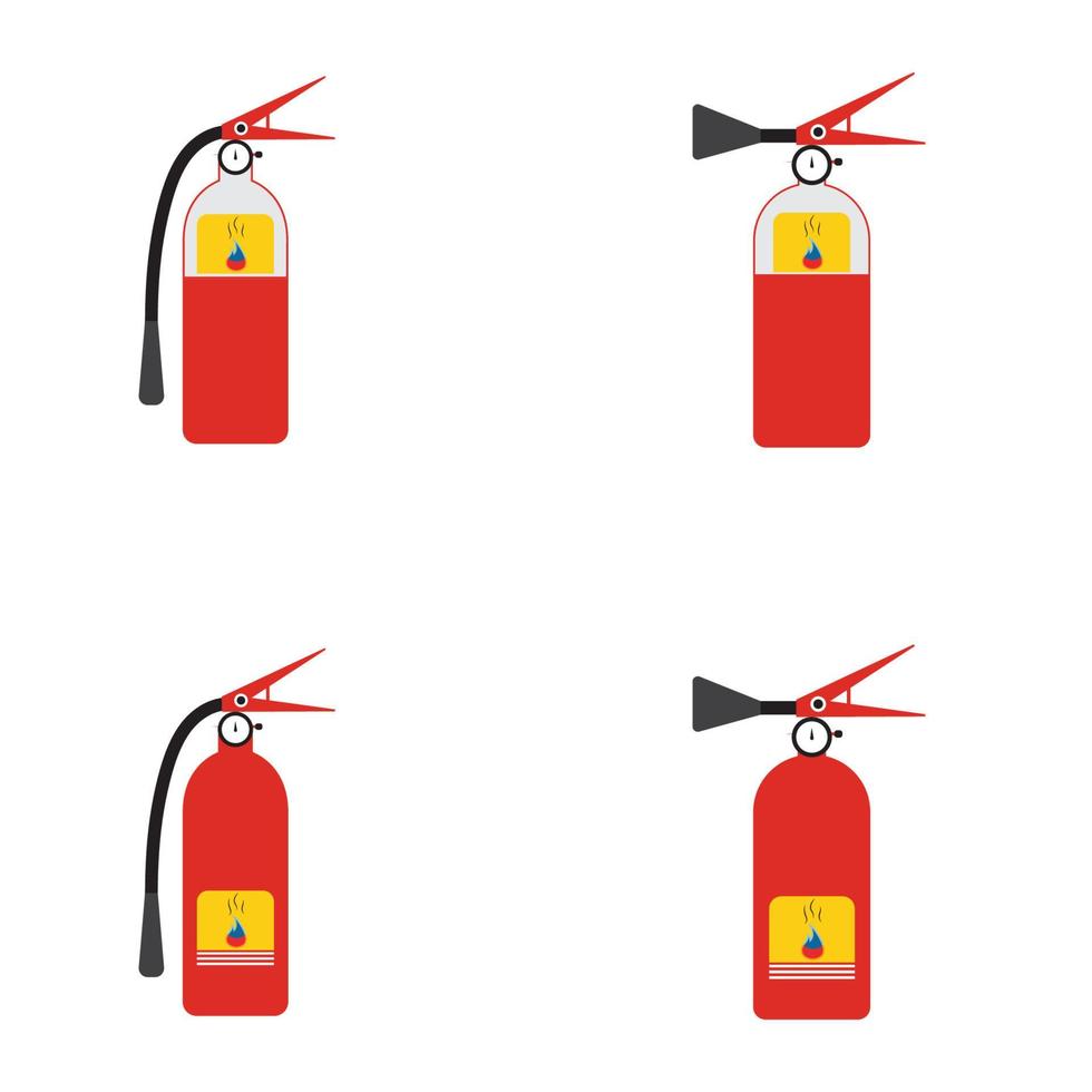 brandblusserpictogram, beschermingsmiddelen, noodteken, veiligheidssymbool vector