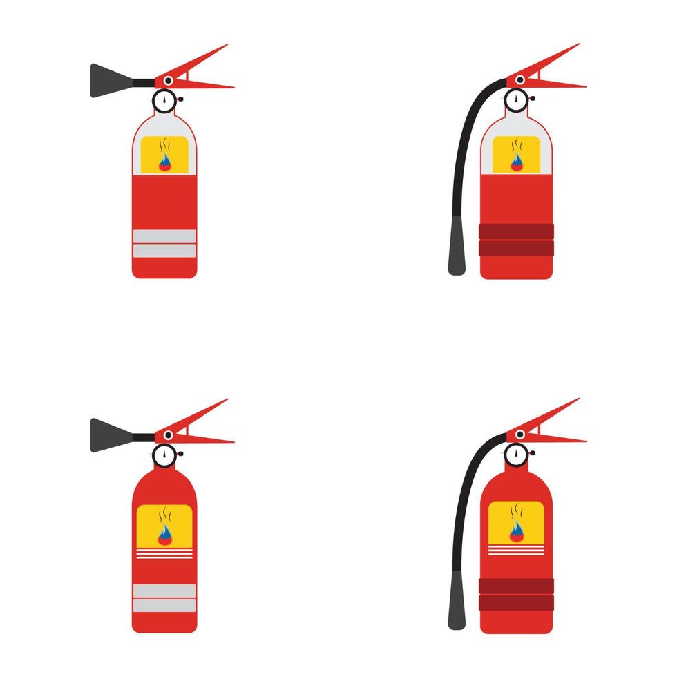 brandblusserpictogram, beschermingsmiddelen, noodteken, veiligheidssymbool vector