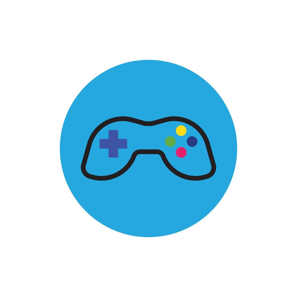 joystick teken vector pictogram. video game symbool illustratie