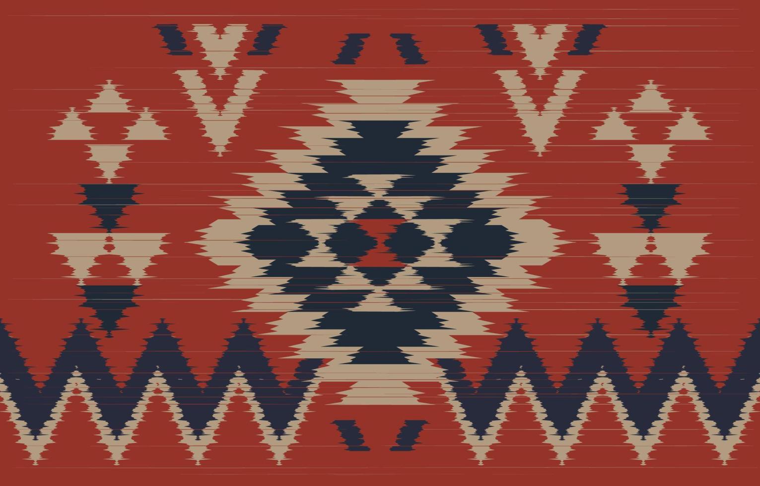 Azteekse motief etnische ikat kunst. het naadloze Azteekse patroon in tribal, volksborduurwerk, Mexicaanse, Oezbeekse stijl. Marokkaanse geometrische kunst ornament print.slubby getextureerde ontwerp voor tapijt, stof. vector