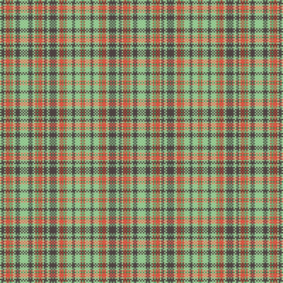 tartan geruit patroon met textuur en natuurkleur. vector