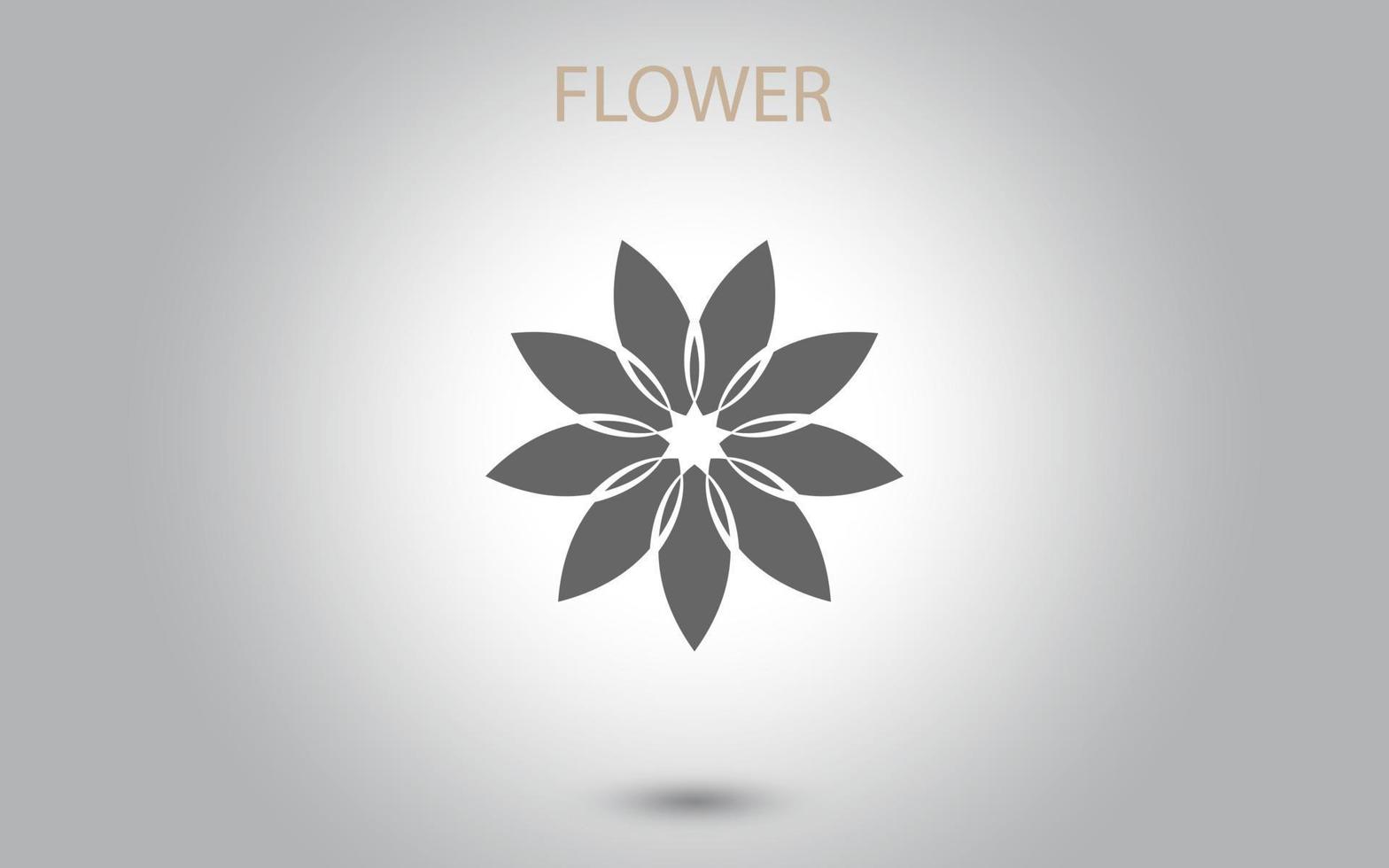 bloem pictogram vector geïsoleerd op een witte achtergrond, hand getrokken bloem pictogram illustratie, bloemen logo sjabloon, symbool natuurlijke pictogram