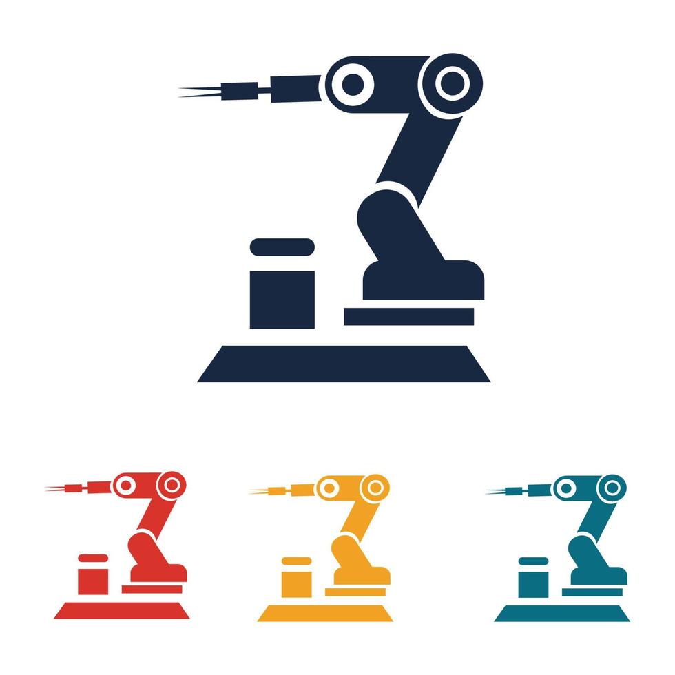 robotarm vector logo