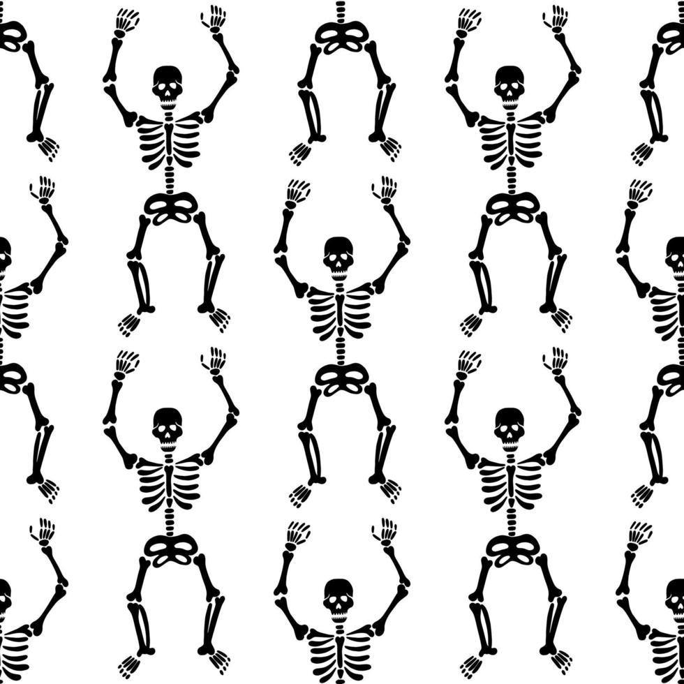 skeletten naadloos patroon vector