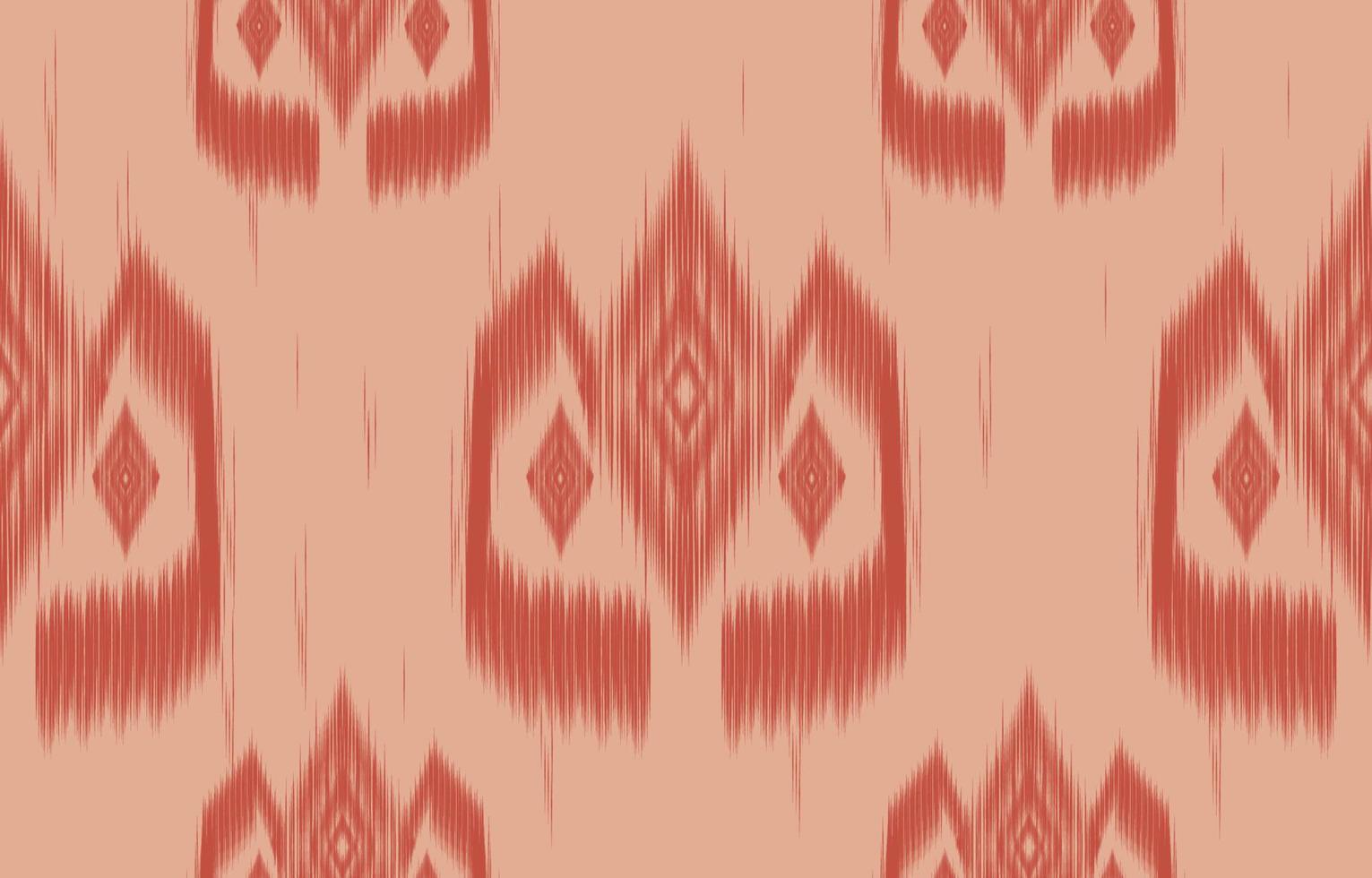 oranje ikat naadloze patroon geometrische etnische oosterse traditionele borduurwerk style.design voor achtergrond,tapijt,mat,behang,kleding,inwikkeling,batik,stof,vectorillustratie. vector