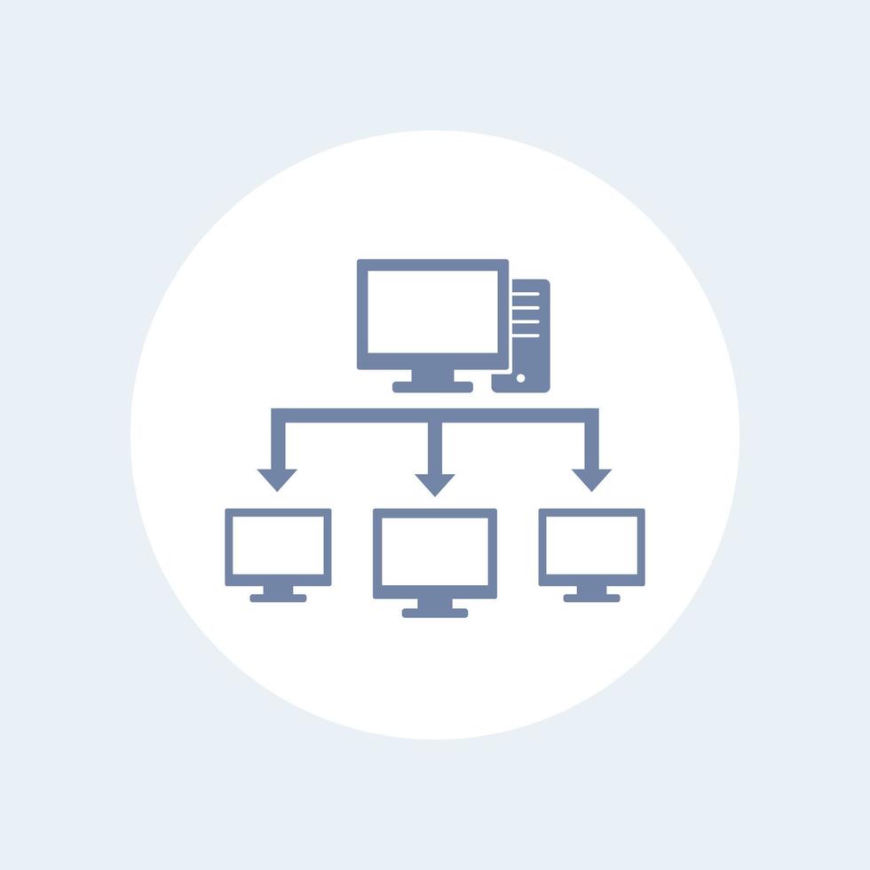 computer netwerkpictogram vector