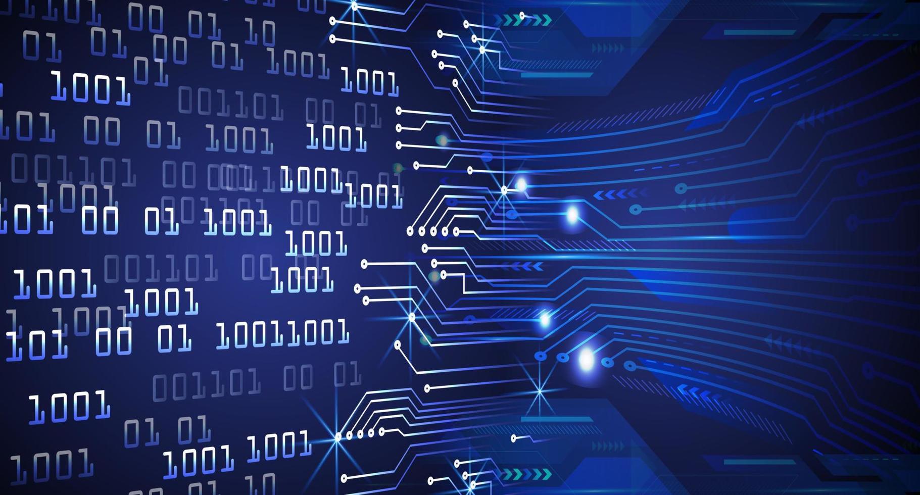 cyber circuit toekomstige technologie concept achtergrond vector